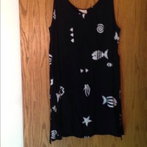 Black batik sundress